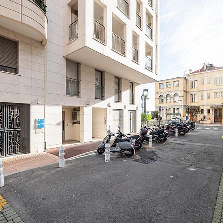 Studio Centre Terrasse Climatisation 50M Plage Menton Exterior photo